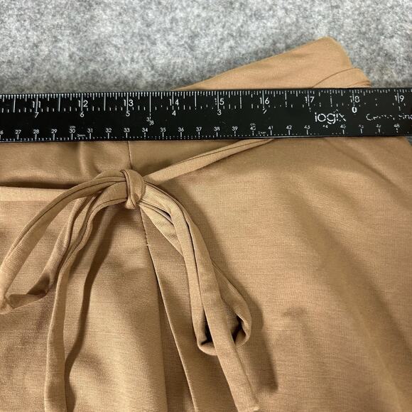 OGL Maxi Skirt Women’s 2XL Bamboo Belted Fit And Flare Brown Capsule Office - Picture 4 of 10